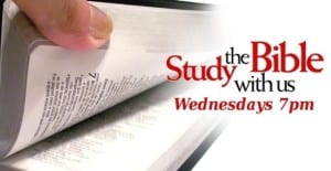 Wednesday Evening Bible Study