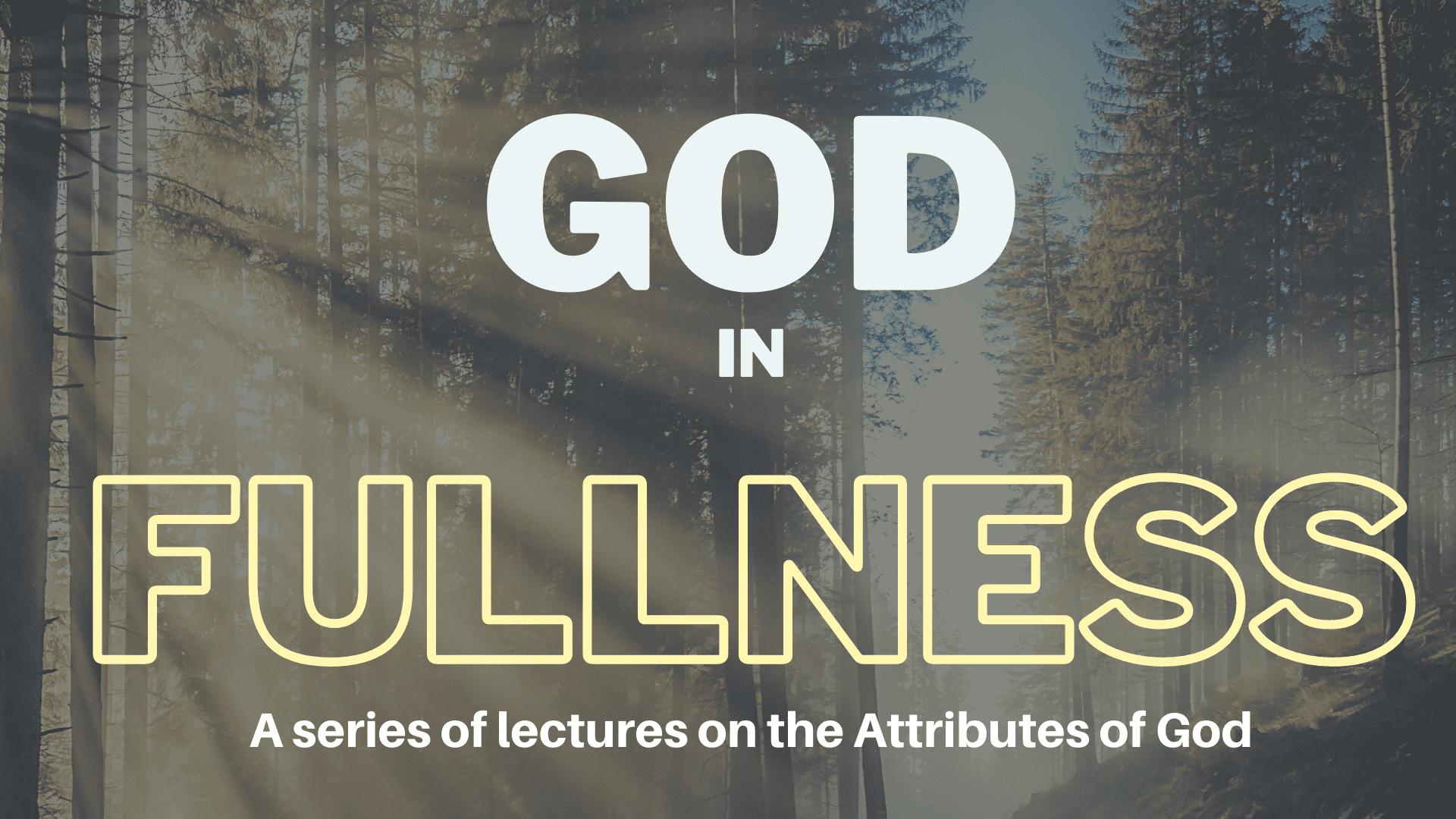 God in Fullness: The Unity of God