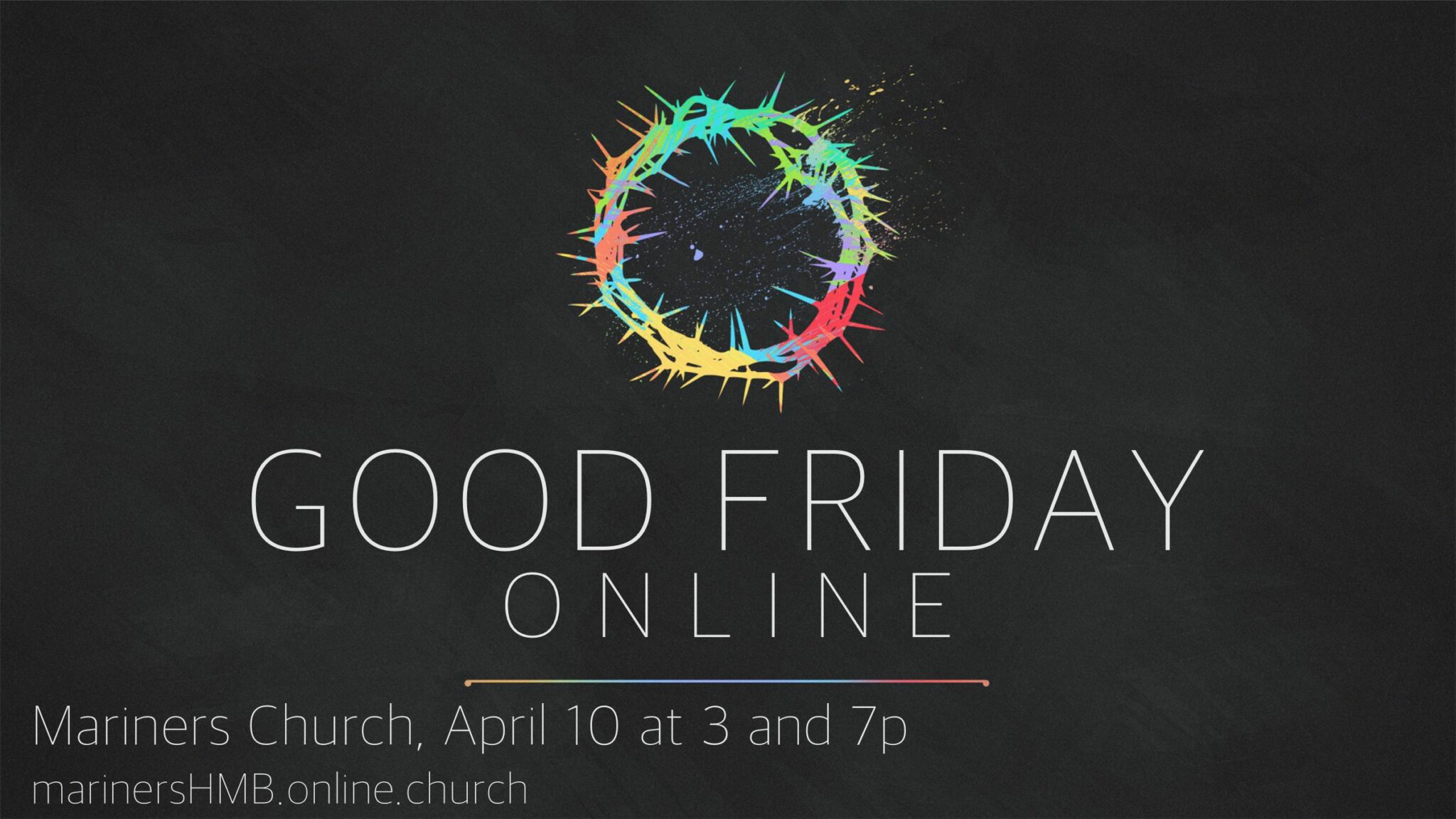 Good Friday Service ONLINE!