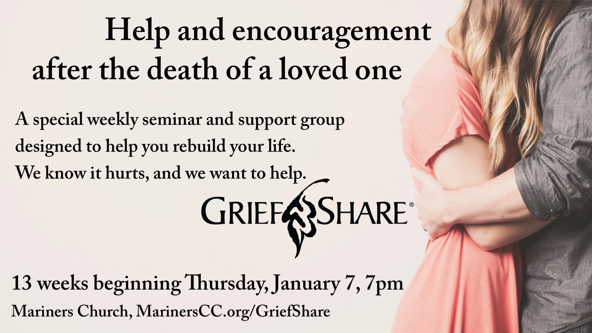 GriefShare Group Beginning January 7!