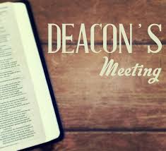 Pastor/Deacons Meeting