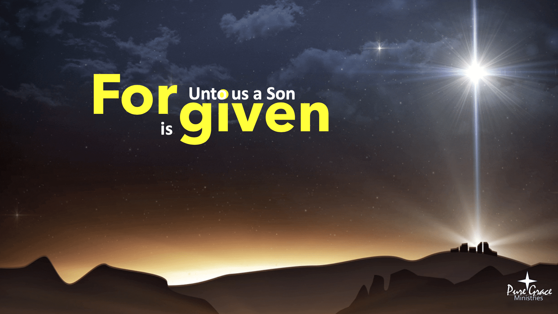 FOR Unto Us a Son Is GIVEN…