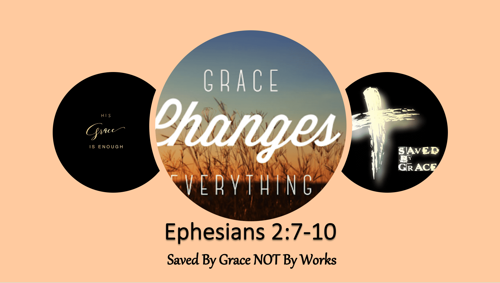 Saved By Grace NOT By Works