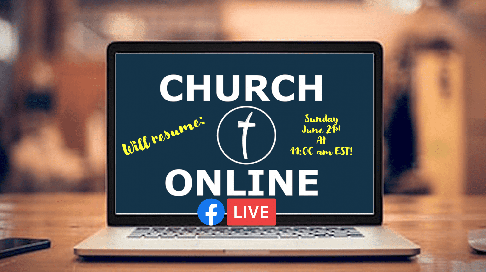 Virtual Church To Resume!