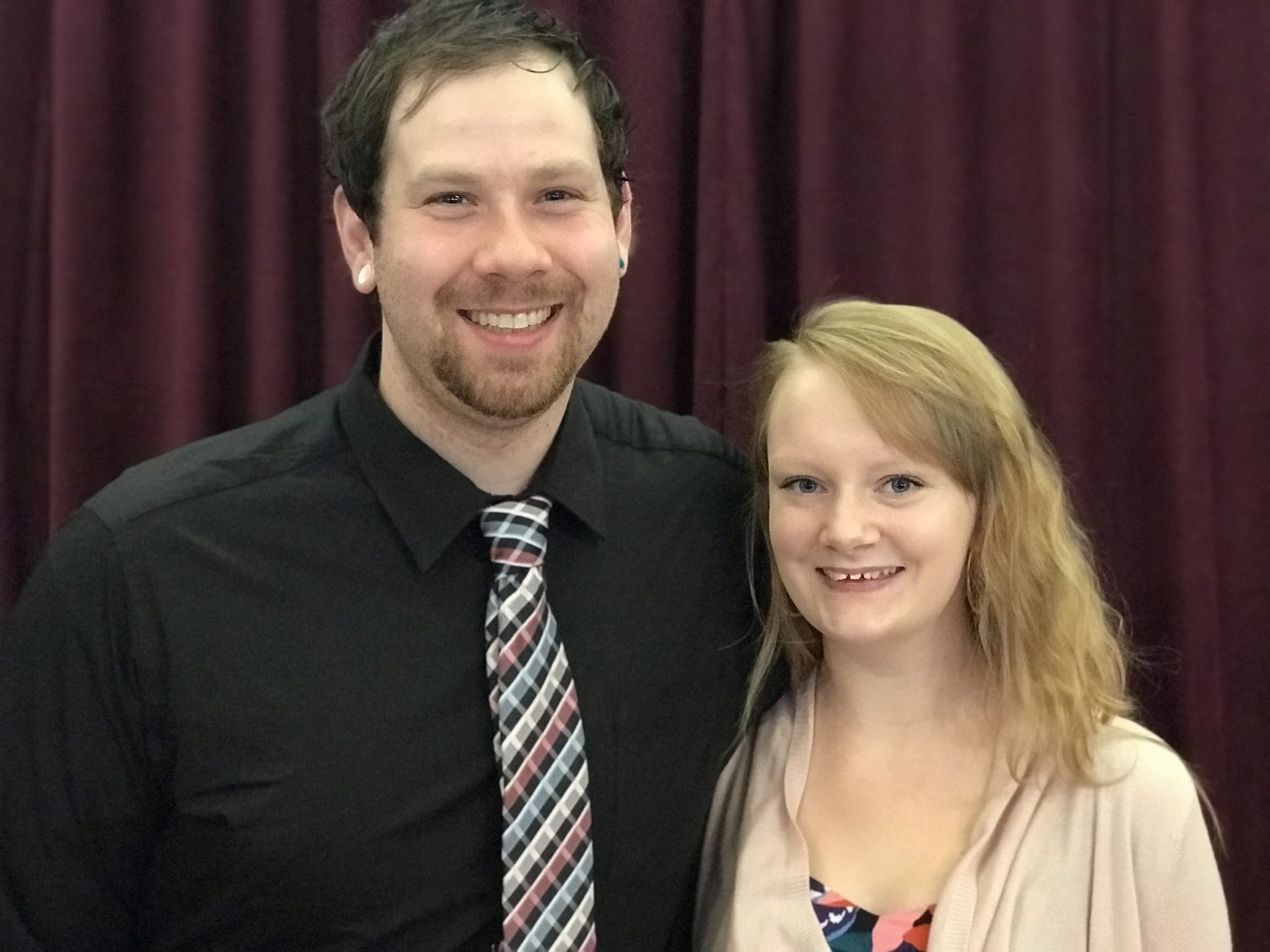  Jeremiah Mace & Youth Pastor Kristin Mace.