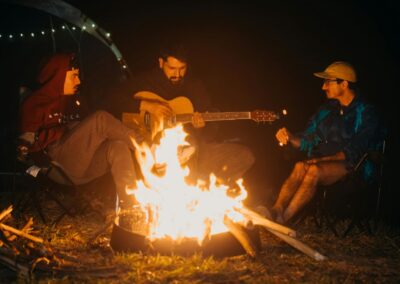 Worship around the campfire