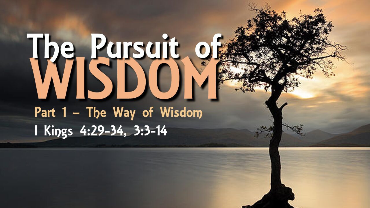 The Pursuit of Wisdom – part 1 – The Wisdom Way