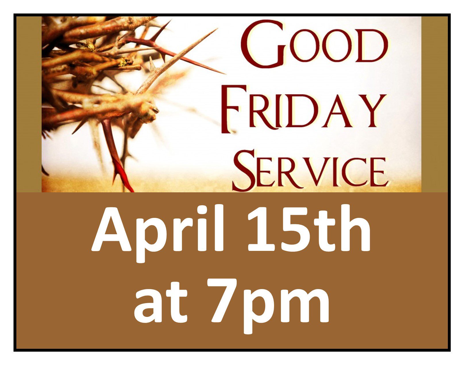 Good Friday Service Bonney Lake Church of the Nazarene