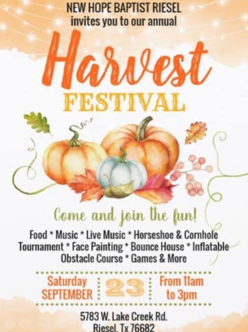 New Hope’s Harvest Festival