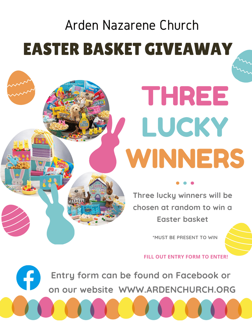 Easter Basket Giveaway Arden Church of the Nazarene