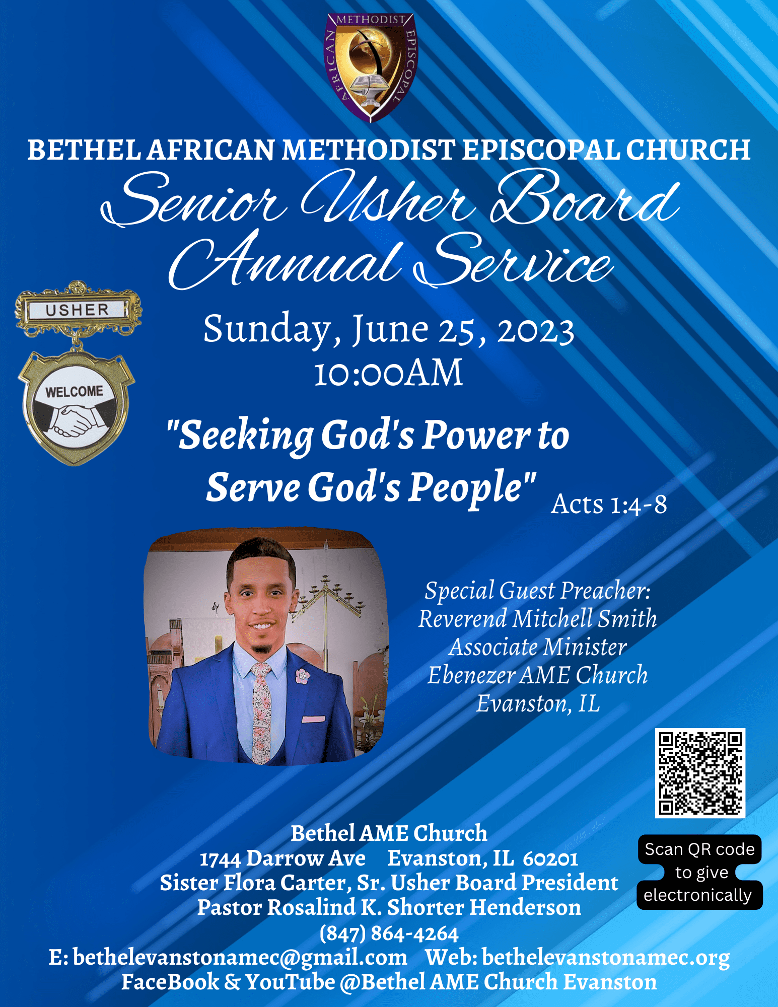 Bethel African Methodist Episcopal Church Continuing the work to be