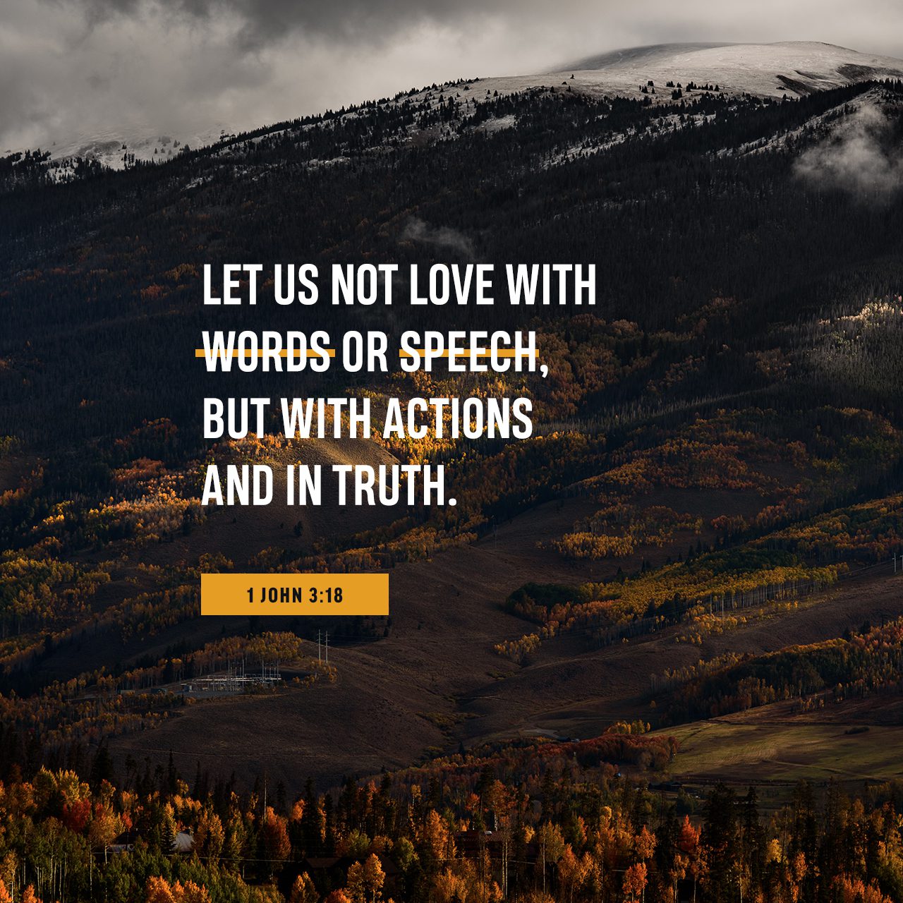 Christian Love: Words and Actions