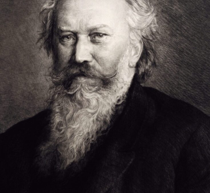 Johannes Brahms dies