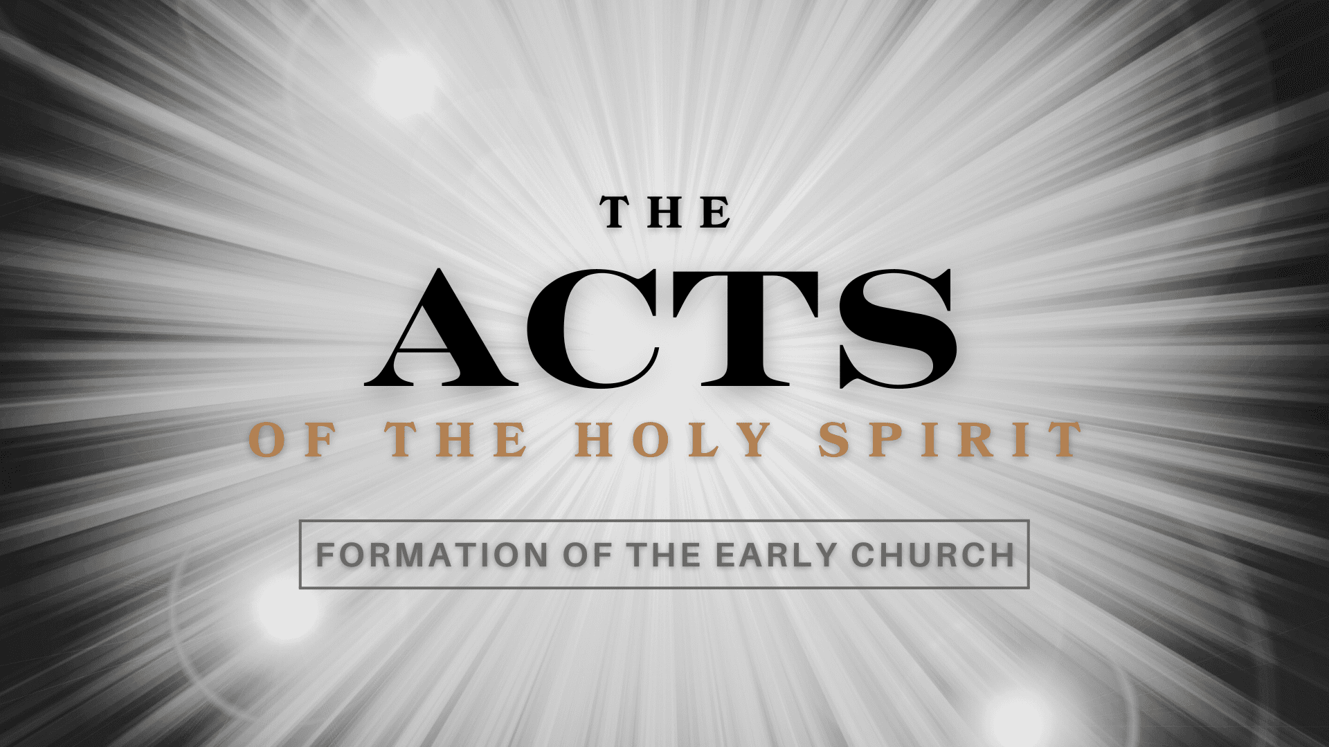 SERMON | Acts 2:1-21 | Filled with the Spirit not spirits