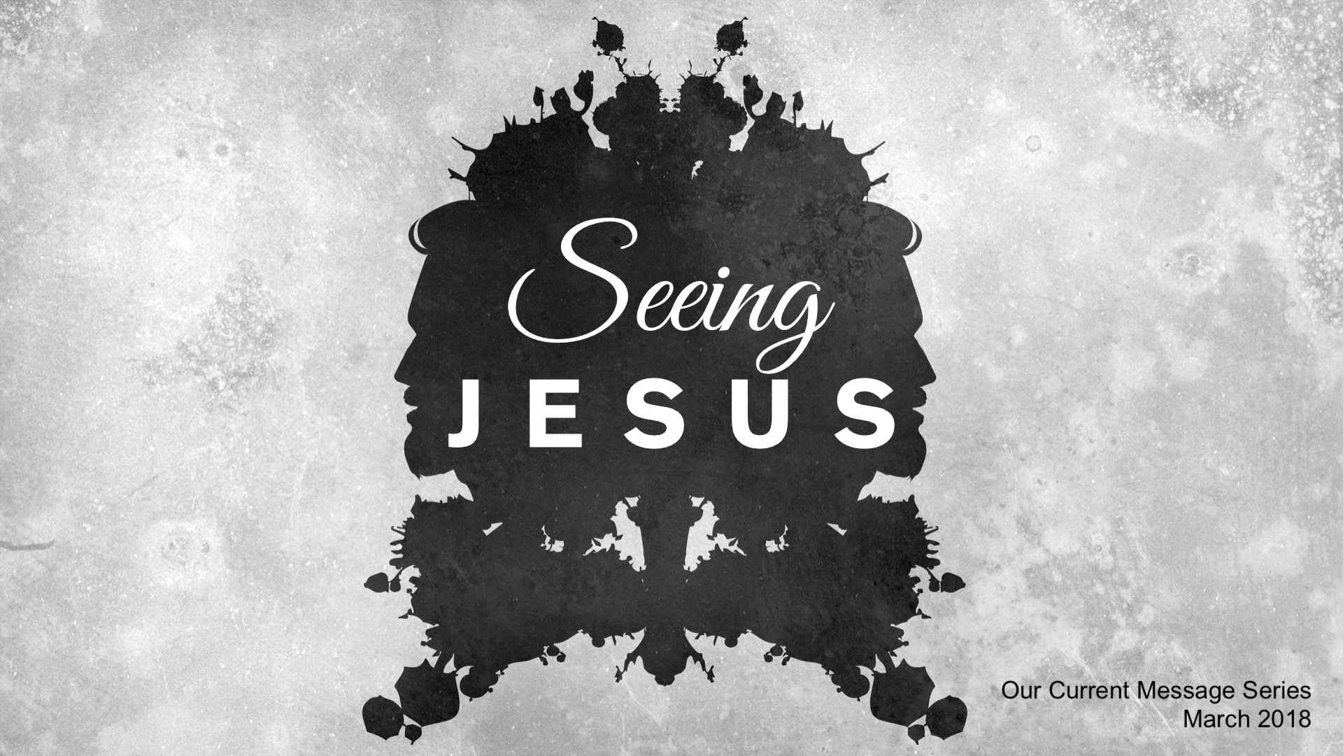 Seeing Jesus message series logo