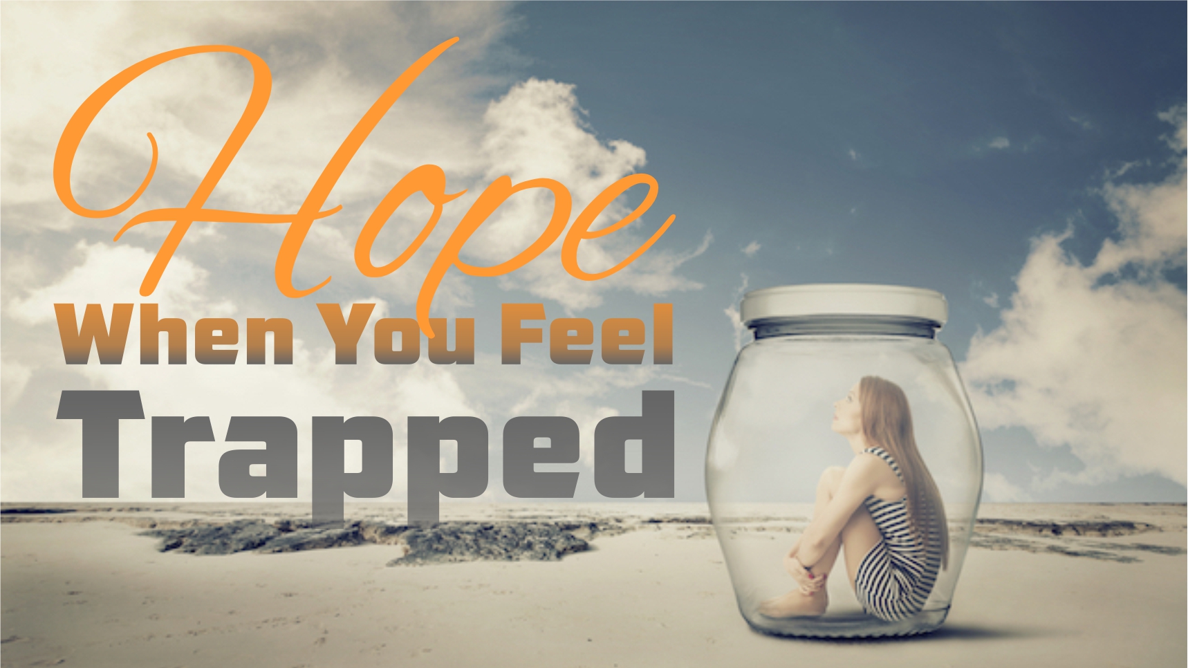 Hope When You Feel Trapped message series logo