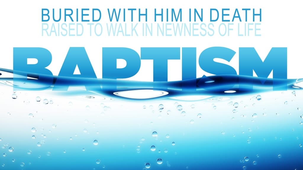 Take your next faith step - Baptism!