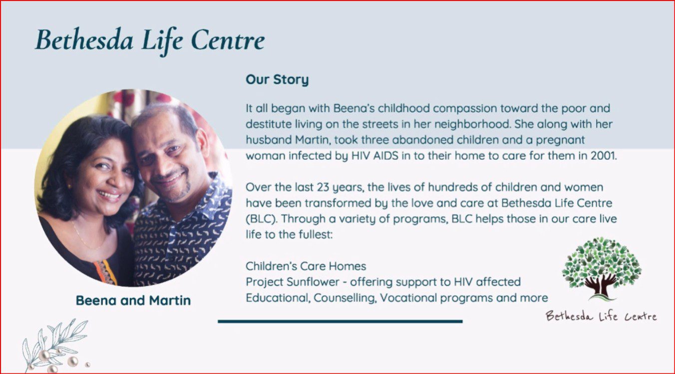 GUEST SPEAKERS: Meet Martin & Beena from Bethesda Life Center in Goa India