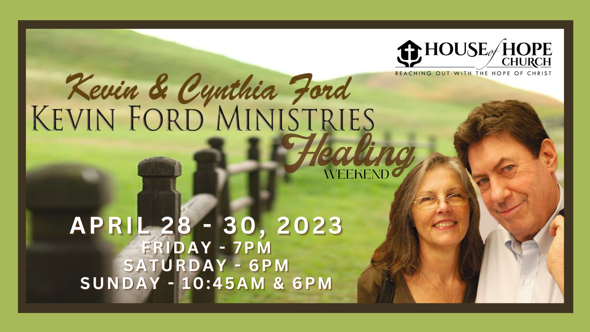 House of Hope Church – Healing Weekend