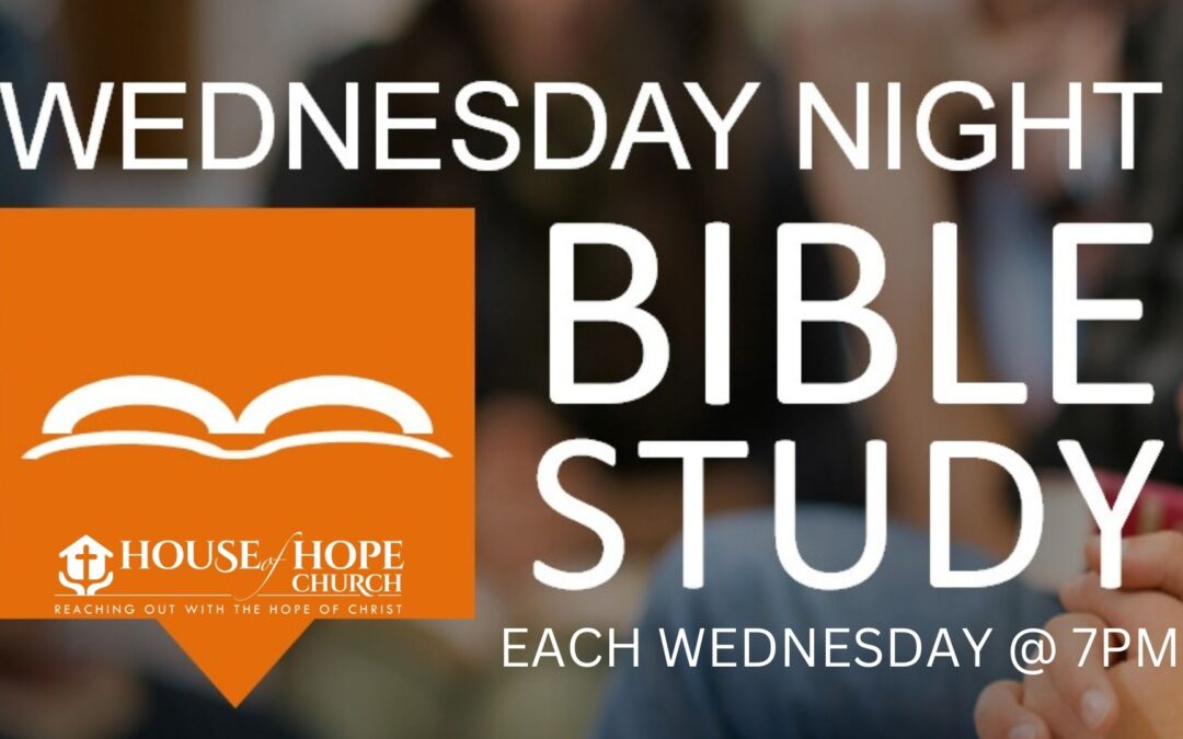 Wednesday Night Bible Study on Break for March
