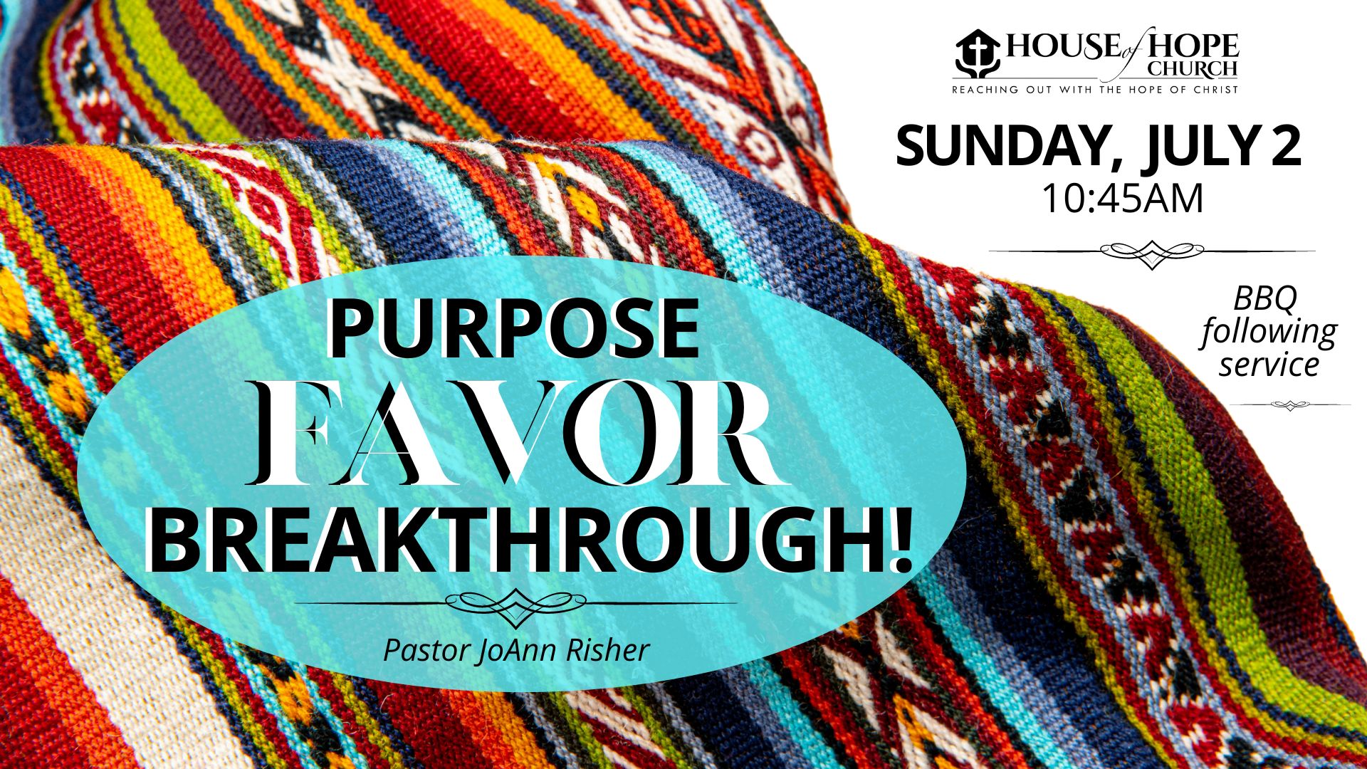 Sunday Worship – Purpose, Favor, Breakthrough