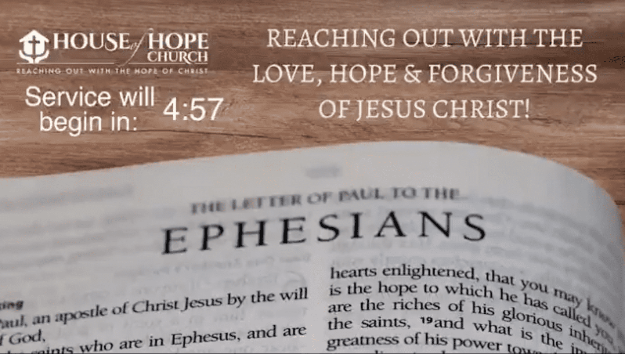 House of Hope Church-Sunday Service 6/1/24
