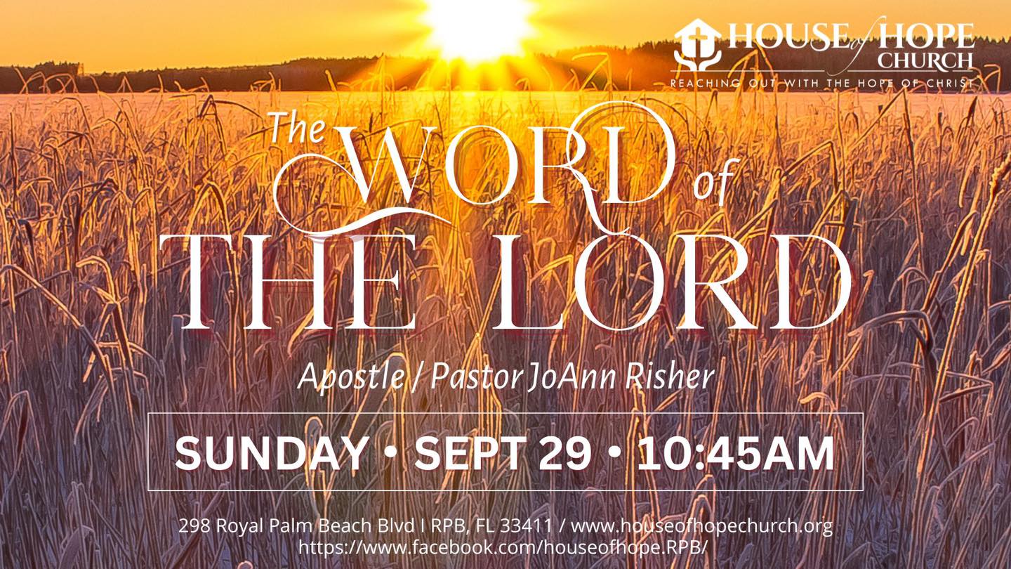 House of Hope church – Word of the Lord