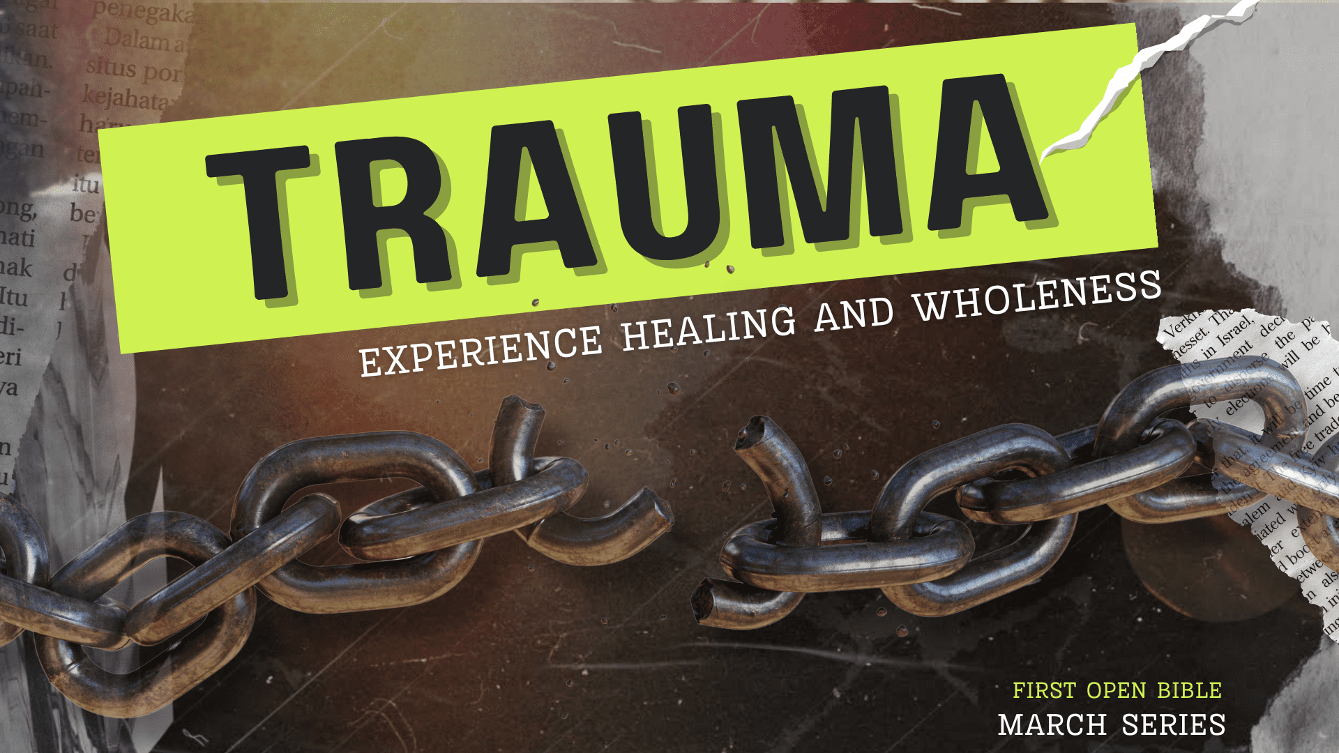 Jesus Heals Our Trauma