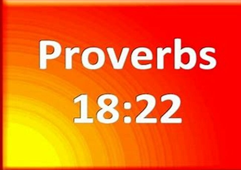 Proverbs 1822 Gordon Road Church of God