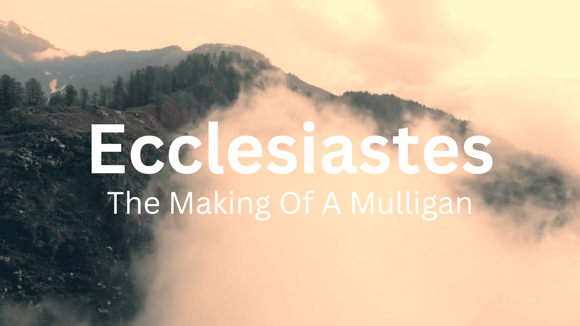 Ecclesiastes – Week 5